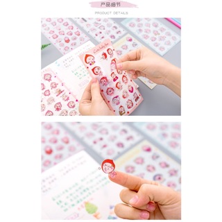 Tấm sticker cute baby siêu yêu trang trí đồ dùng học tập