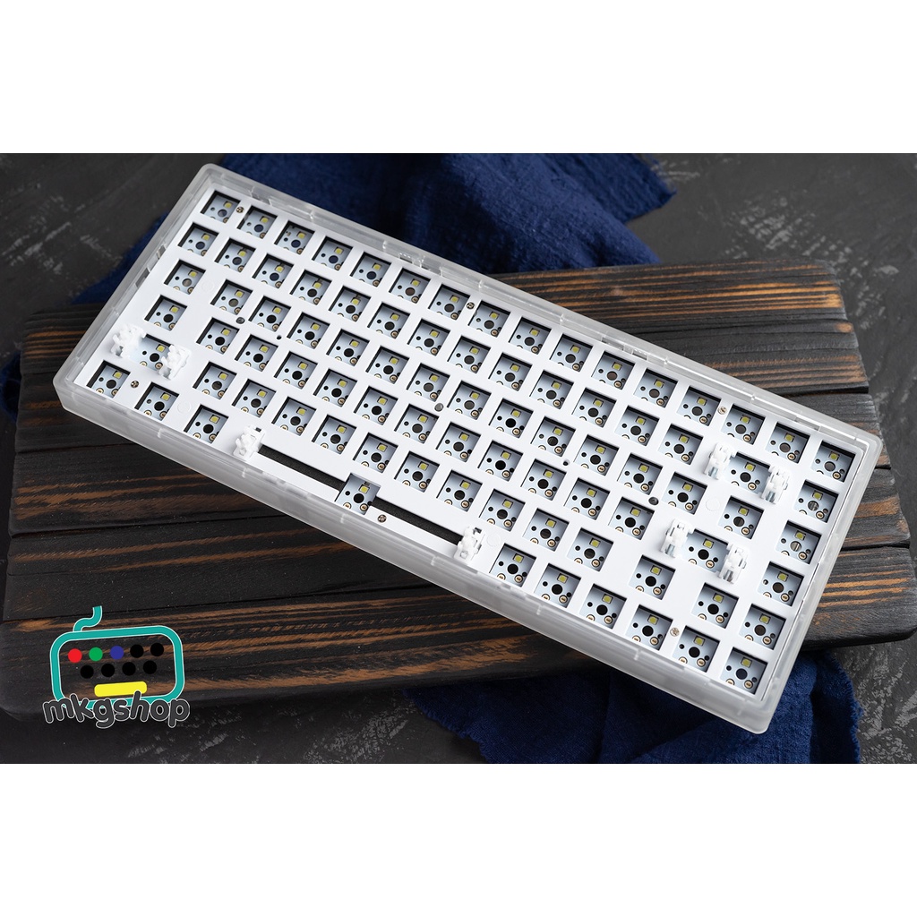 Custom Kit Feker JJK84 siêu rẻ, Bluetooth | wireless 2.4| type C, hot swap thay nóng switch, led trắng