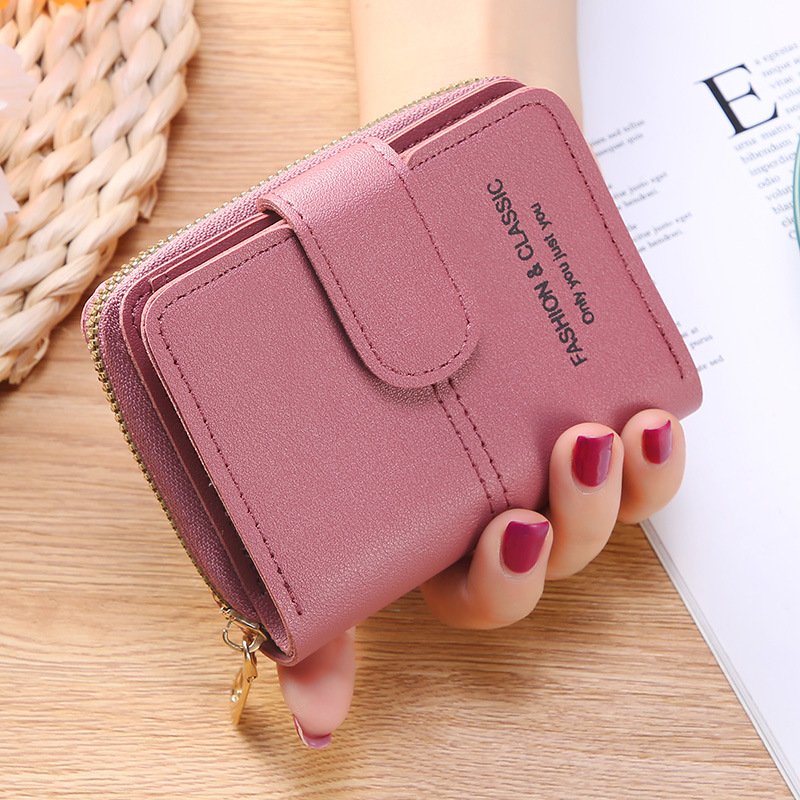 Ví nữ cầm tay thời trang gấp gọn nhiều ngăn tiện dụng HX154