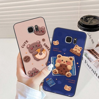 Ốp lưng Samsung Galaxy S6 / S6 Edge / S7 / S7 Edge in hình bear bick, gấu siêu đẹp dễ thương cute