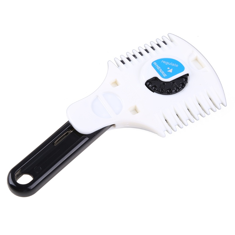 ACG Double Side Hair for Razor Comb Adjustable Thinning Comb Haircut Scissors for Razor Plastic Hair Comb Cutter Trimmer