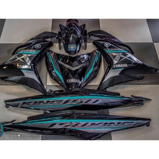 Tem Mx King 150 xanh lục bảo Crom Rời (bộ)