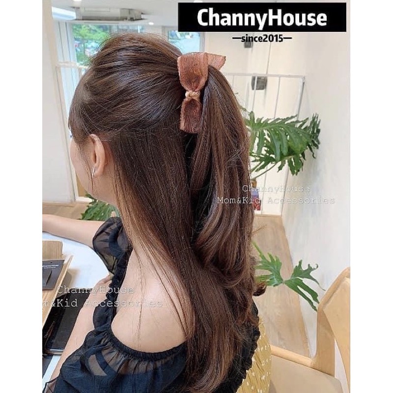 Channyhouse_ kẹp dọc phồng tóc nơ ren #keptoc #captoc #kepphong #capphong
