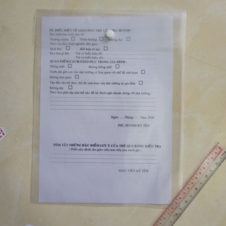 Sỉ 10 bìa nút A4 khổ dọc