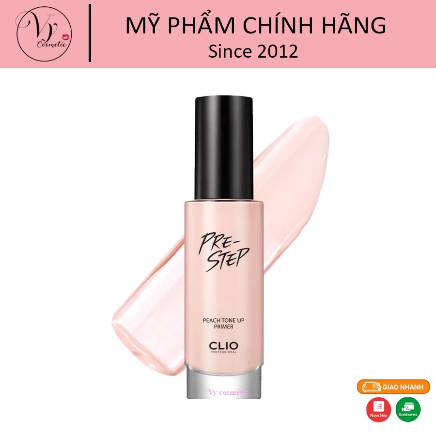 Kem Lót CLIO Pre step Peach Tone up Primer