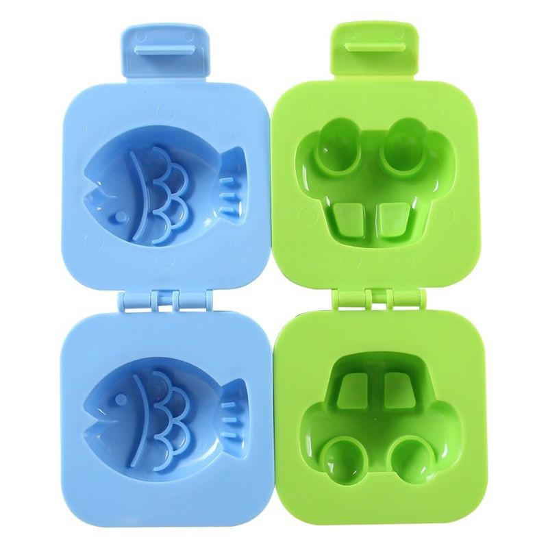 Hàng Nhật Nội Địa - Set 2 Khuôn tạo ép cơm , bánh hình thú cho bé Kukobo - Made in Japan - KBN 221288 / 221271