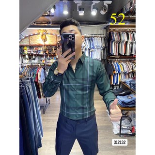 [Vải đẹp] Áo Sơ Mi Dài Tay Nam Vải Cotton Lụa Cao Cấp 5253