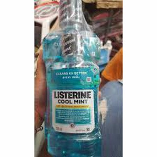 Nước súc miệng listerine thái lan 750ml tặng kèm chai 250ml