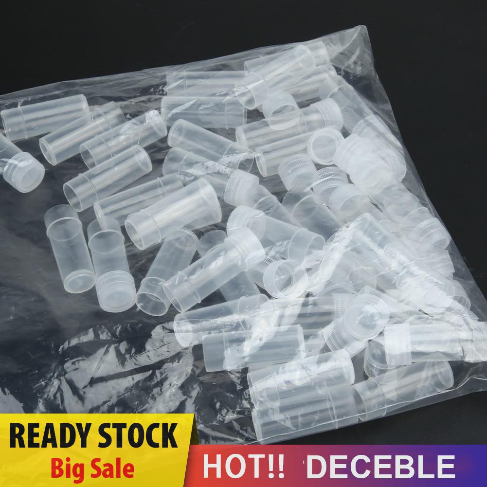Bộ 50 Lọ Nhựa Đựng Mẫu 5g Dung Tích 5ml