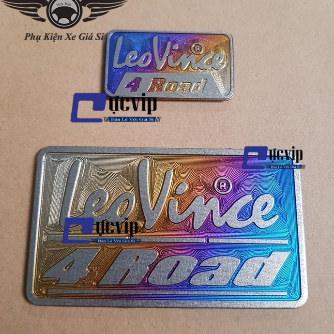 Combo Tem Leovince Lớn Và Chữ Leovince Nhỏ Titan Cao Cấp MS2807