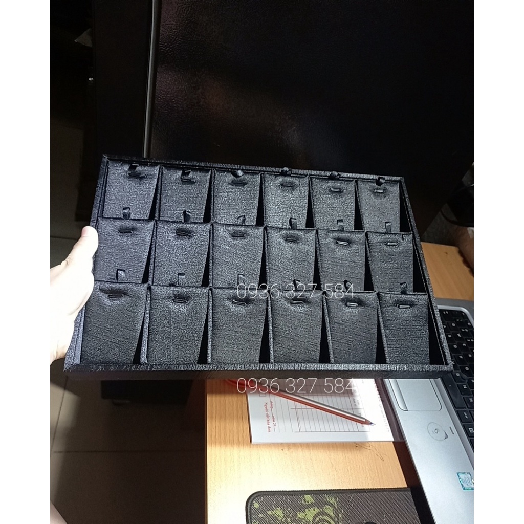 Khay Đựng Mặt Dây Chuyền Trang Sức Chất Liệu Da PU Cao Cấp