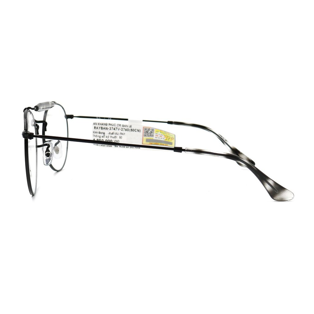(Hàng chính hãng) Gọng kính nam nữ Rayban RB3747V (50-21-145) màu sắc thời trang, thiết kế dễ đeo bảo vệ mắt