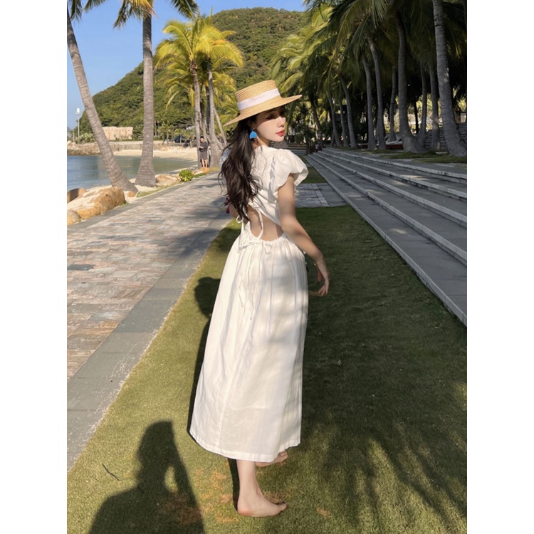 váy hở lưng cách điệu siêu xinh mùa hè 2022