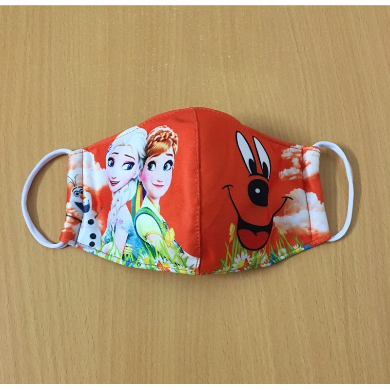 Combo 2 khẩu trang vải elsa dành cho bé gái | BigBuy360 - bigbuy360.vn
