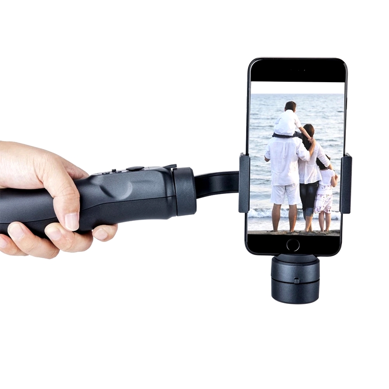 Gimbal chống rung điện thoại cho Android và IOS, 3 trục, xoay 360°, trợ lý chụp ảnh quay phim bảo hành 12 tháng F6
