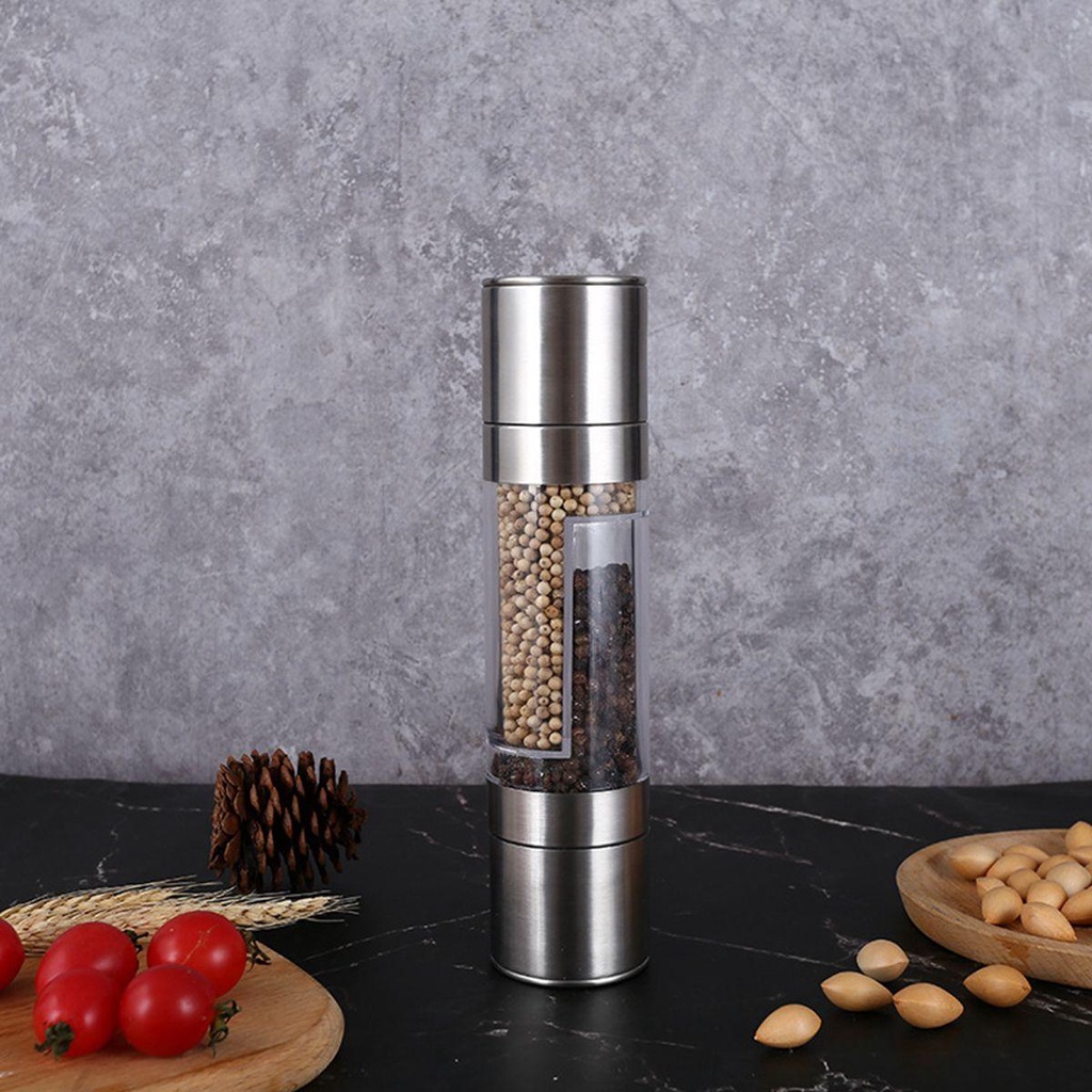 Lọ Xay Tiêu Muối 2 Trong 1 Tiện Lợi Cho Nhà Bếp
