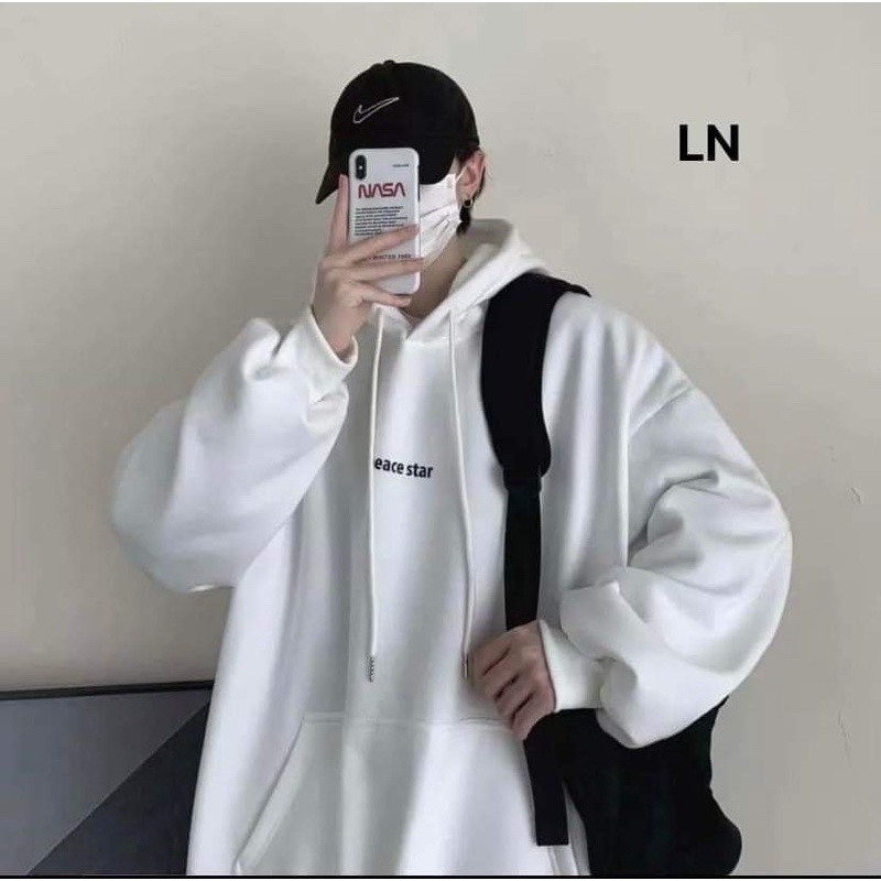 Áo hoodie PEACE mũ 2 lớp DA6