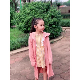 Áo choàng nắng thông hơi cho bé