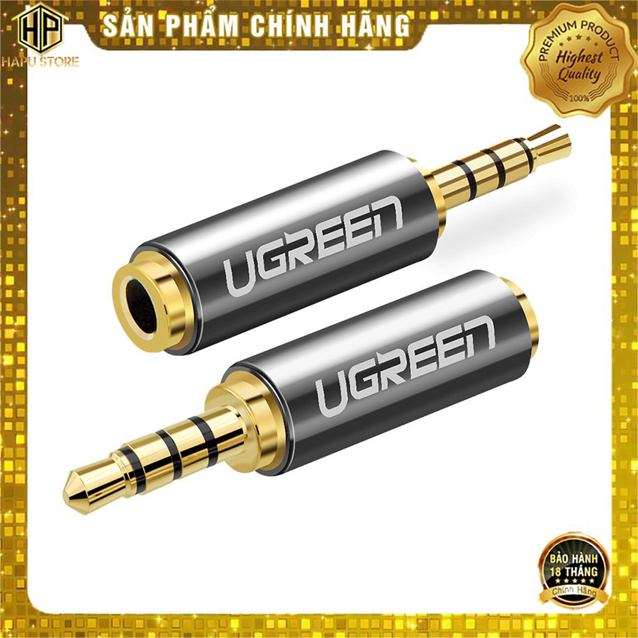 Đầu chuyển Audio 2.5mm sang 3.5mm Ugreen 20501 chính hãng - Hapustore