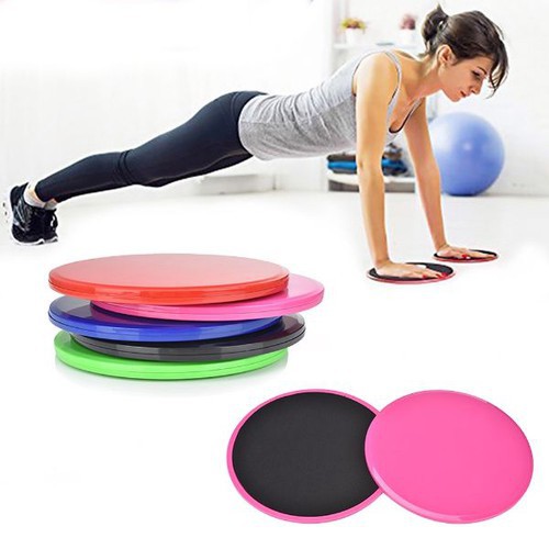 Đĩa trượt tập Yoga và GYM | Đĩa Tròn 18x18cm, Chất Liệu nhựa ABS và xốp.(Bộ 2 đĩa trượt )