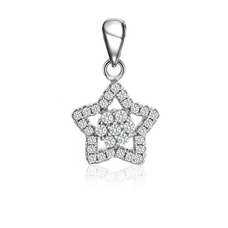 Mặt dây chuyền bạc Luxury Star