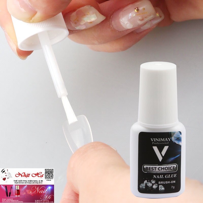 Keo Gắn Móng, Đính Đá Vinimay Nail Glue Siêu Chắc 7g - Best Choice