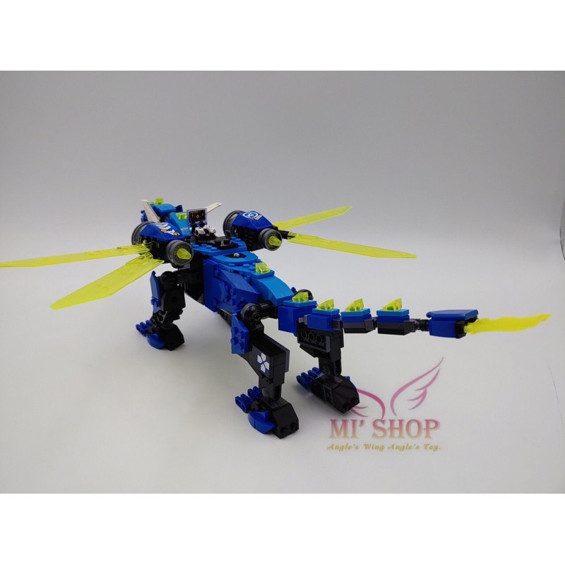 Ảnh thật ✨ Lắp ráp Ninjago Lari 11488 / MG153 Đại chiến Rồng Xanh Jay 546pcs✨