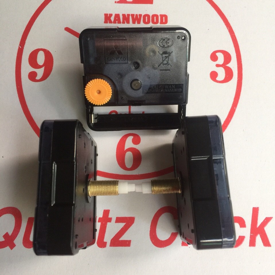 Máy đồng hồ treo tường kanwood kim trôi xịn trục 18mm - kim số 20
