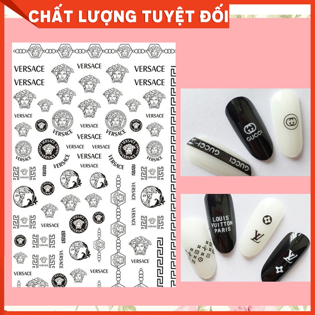 Giấy dán trang trí móng tay nghệ thuật sticker dán móng chuyên dụng chất lượng cao MS VER01