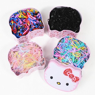 Hộp chun buộc tóc hình Kitty xinh xắn cho bé gái