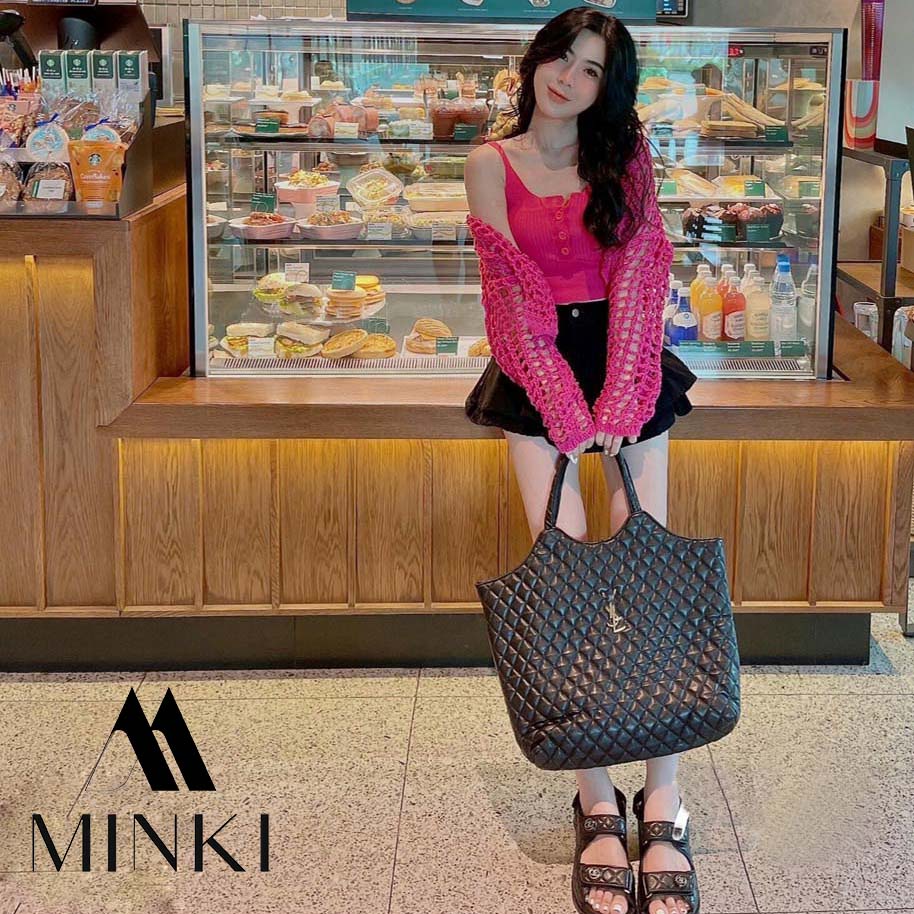 SET KHOÁC LEN LƯỚI KÈM ÁO DÂY LEN HỒNG SEN - CHẤT LIỆU CAO CẤP - MÀU HỒNG SEN BÁNH BÈO