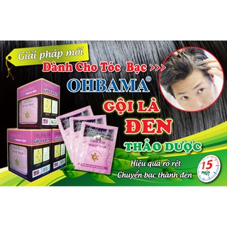 Dầu gội thảo dược OHBAMA - Gội Là Đen, giúp bạn mang lại sự trẻ trung và khỏe khoắn cho mái tóc của bạn một cách nhanh