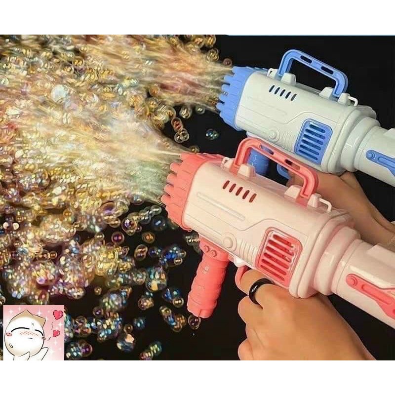 Súng đồ chơi, súng bong bóng xà phòng 32 nòng
