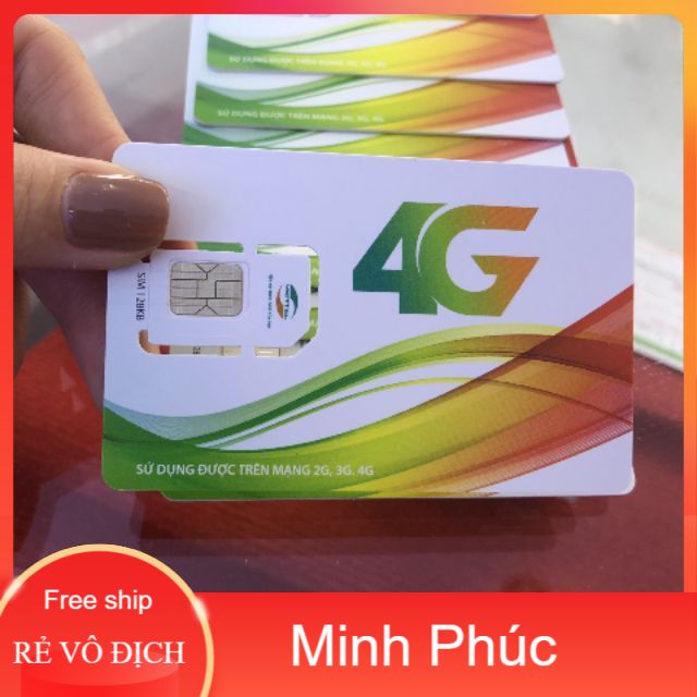 Sim viettel 4G trọn gói vào mạng 1 năm miễn phí