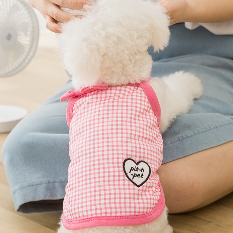 &lt;cutepethome&gt;Áo Hai Dây Mỏng Xuân Thu Phong Cách Mới Cho Thú Cưng