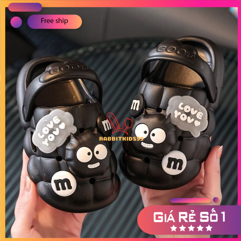 Dép sục cross cho bé full charm,sục cross cho bé hàng Quảng Châu