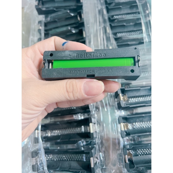 Khay cân bằng 1cell pin Cell 21700. nhựa cứng siêu bền
