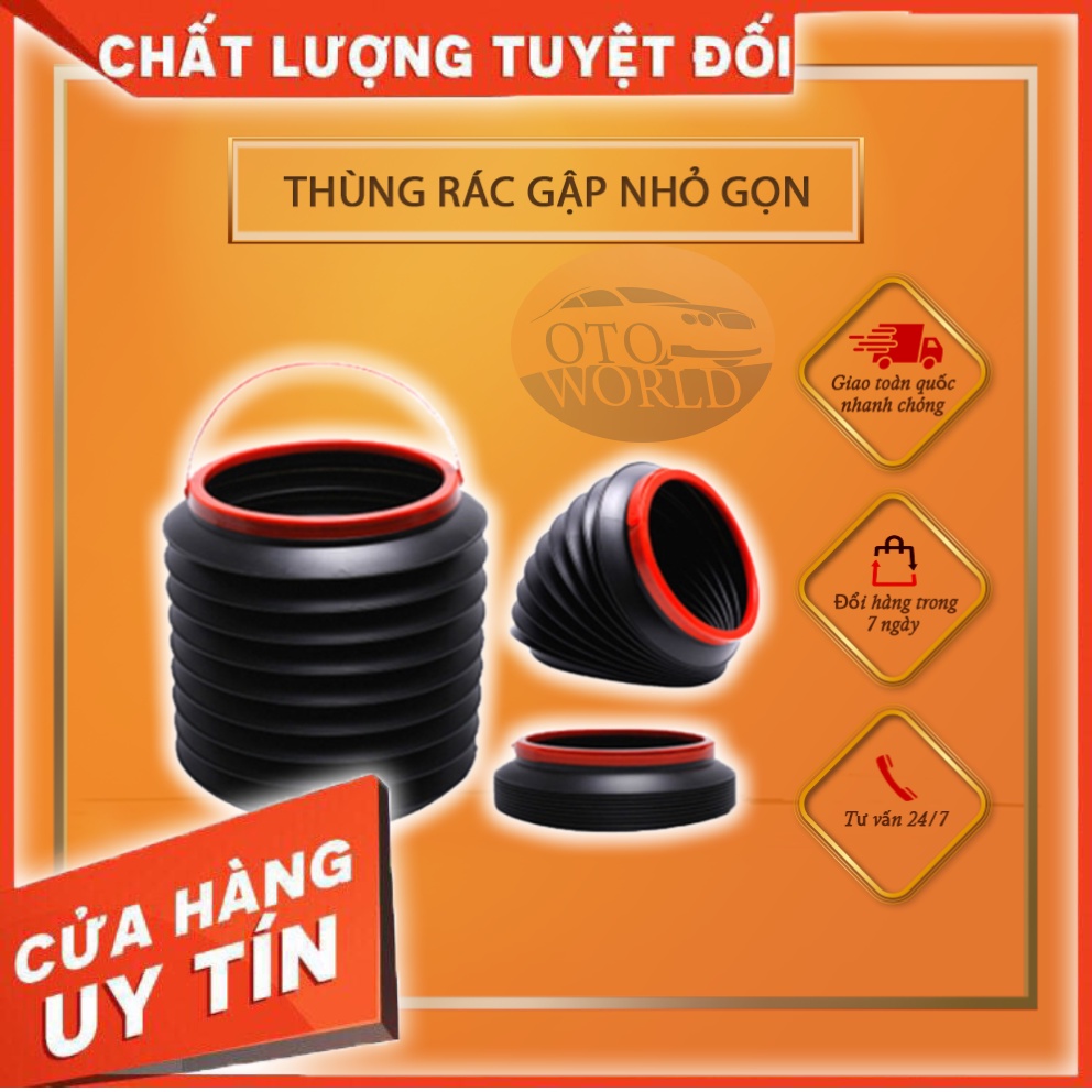 THÙNG GẬP ĐỰNG RÁC GỌN NHẸ - TIỆN LỢI - ĐA NĂNG CHO XE HƠI