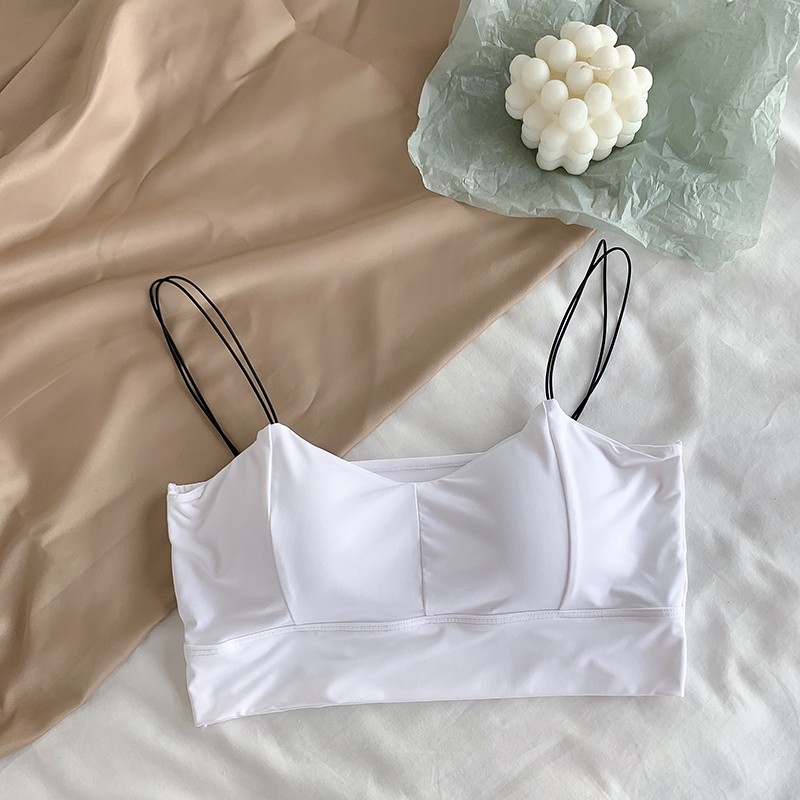 Áo Lót Bra 2 Dây Mảnh Đệm Mỏng Chất Thun Cotton Mềm Mại Thoải Mái Ôm Sát Cơ Thể Tôn Đường Cong Quyến Rũ(HY30) | BigBuy360 - bigbuy360.vn