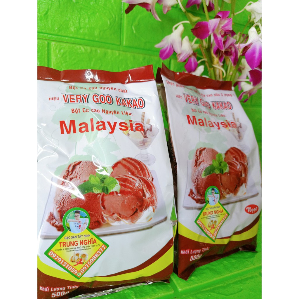 [500G] BỘT CA CAO ĐẮNG NGUYÊN CHẤT TRUNG NGHĨA