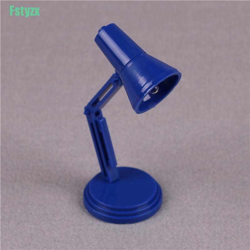 fstyzx Mini Led Reading Lamp Toy for 1/12 Dollhouse Toy Accessories Desk Lamp light