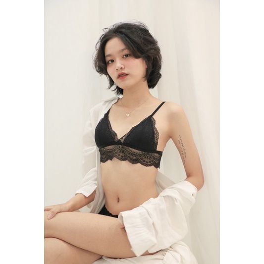 Áo Bralette Ren Dreamy Black - Lilace.studio Tự Thiết Kế ( Tặng kèm mút ) | BigBuy360 - bigbuy360.vn
