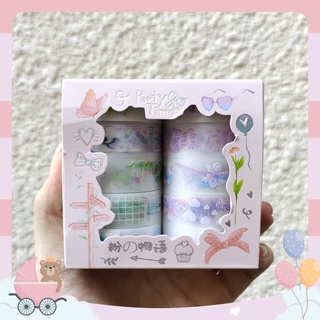 Combo 10 sticker washi trang trí