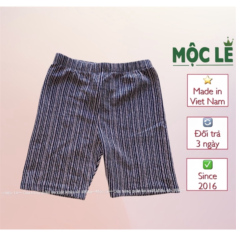 (40-70kg) Quần kẻ sọc thun biker shorts, quần legging, quần ngố f21 vnxk kẻ sọc