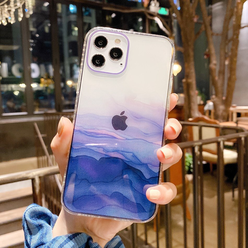 Ốp Điện Thoại Silicon Họa Tiết Hoa Cho Iphone 11 12 Pro Max Mini Se 2 2020 7 8 Plus X Xs Max Xr | BigBuy360 - bigbuy360.vn