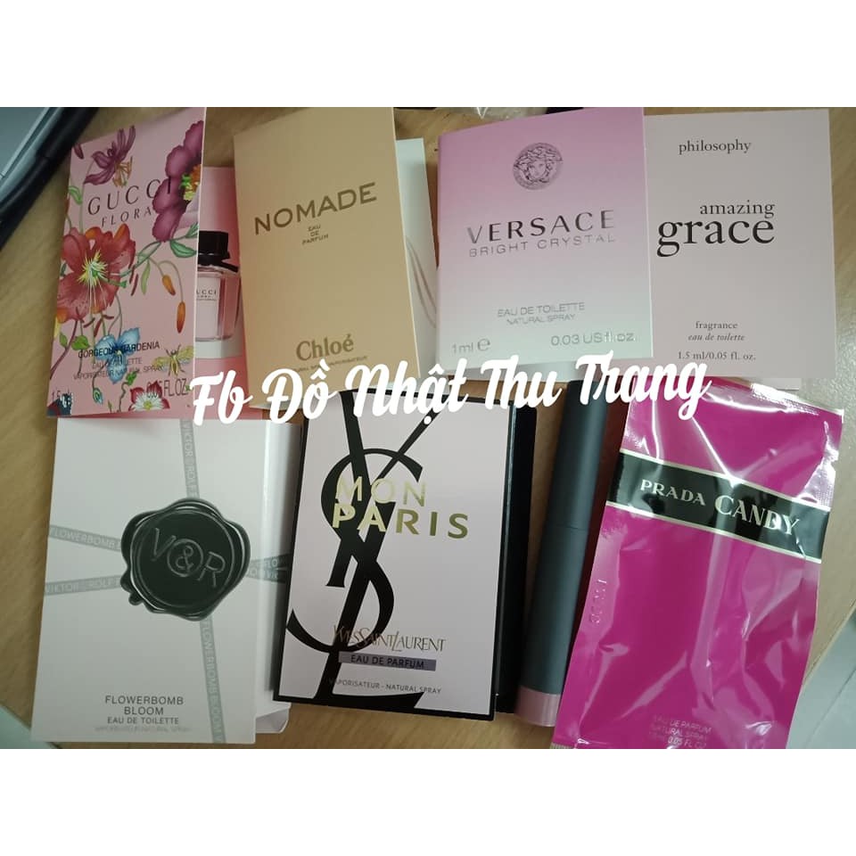 Set 8 nước hoa và son