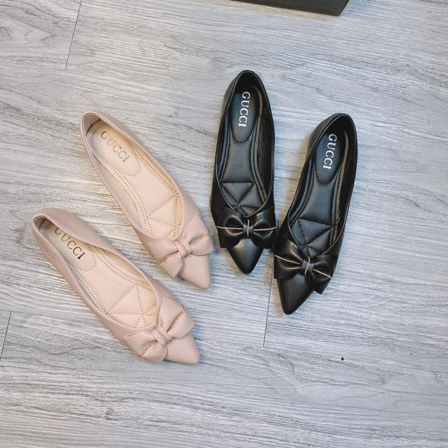 Giày bệt nơ xích đế dẻo