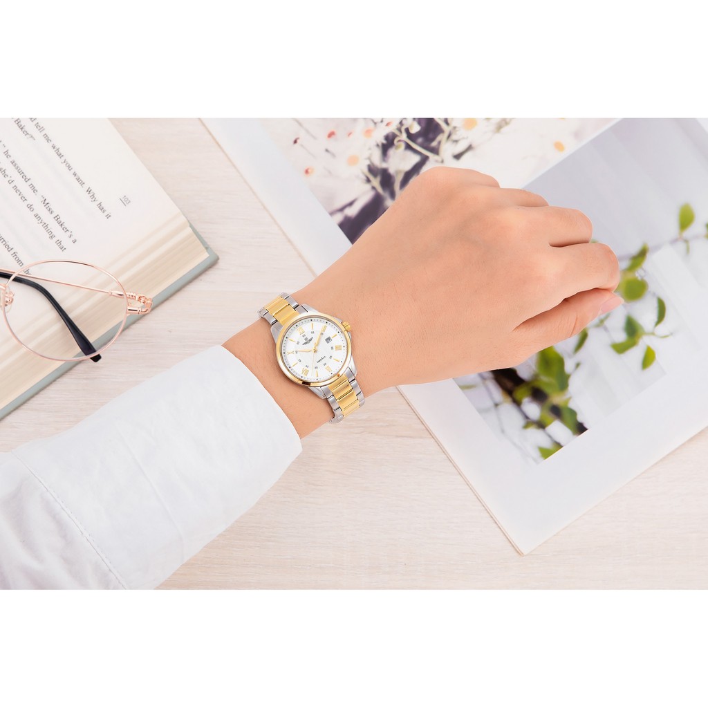 Đồng hồ nam Nữ SRWATCH Chính Hãng SG3006.1202CV và SL3006.1202CV - Dây Kim Loại , Bảo Hành 5 Năm Toàn Quốc