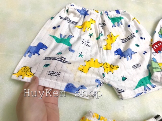 [LOẠI ĐẸP] Quần đùi cotton giấy siêu mỏng mát cho bé