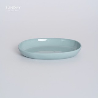 Đĩa Gốm Nhỏ Hình Bầu Dục Tone Màu Pastel | Ceramic Mini Oval Plate SUNDAY